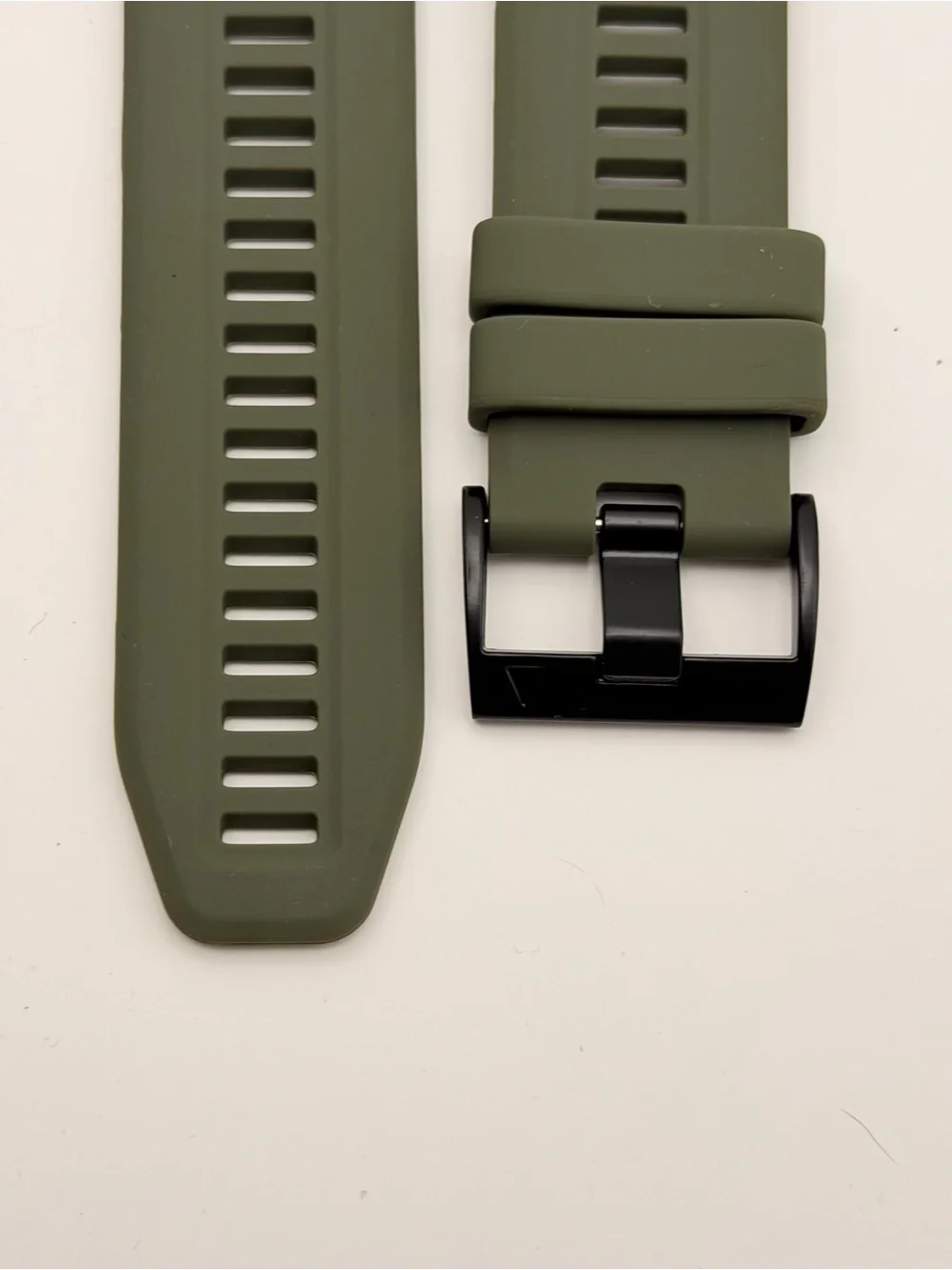 Army Green, 26mm, Quick Fit, Replacement Band, Black Buckle, Fits Garmin Fenix